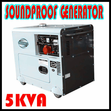 5kw 5kVA diesel silencieux générateur portable mini générateur